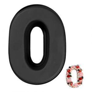 YXHZVON Moule &agrave; G&acirc;teau Number 0, Moules Chiffre Cake, Grands Moules &agrave; G&acirc;teau 3D en Silicone, Moules &agrave; Forme Sp&eacute;cifique Forme de Chiffre Convient pour Anniversaires, F&ecirc;tes (Noir) (xiaxingsales, neuf)