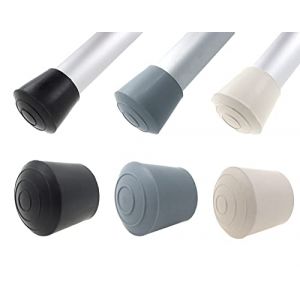 Qt&eacute;: 16 Embouts en Caoutchouc - Pour Pieds des Tables, Chaises, Meubles - Diff&eacute;rentes Couleurs et Tailles Disponibles (16mm, Blanc) - par Lifeswonderful (Lifeswonderful, neuf)