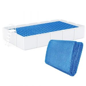 Ancsttu Couverture De Piscine Solaire pour Piscines, Bâche À Bulles Solaire Rectangulaire pour Piscine, Couverture À Bulles Découpée Librement pour réduire la Pollution, 300x200cm (Ancsunny, neuf)