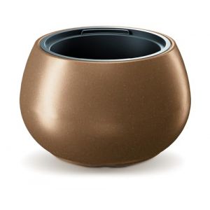 Tymar Pot de fleurs avec insert - En plastique - Grand format - Bois DBHEK - Diam&egrave;tre : 30 cm (Julmax, neuf)