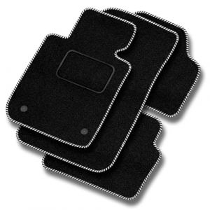 MOTOS Tapis voiture en velours standard destiné à Kia Soul I 2008-2013 - Standard, Tissé, Blanc - Découvrez un nouveau confort de conduite avec un jeu de tapis de sol voiture en velours pour votre tap (MOTOS EU, neuf)