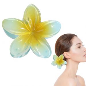 Barrette Fleur Hawaïenne | Accessoires pour Cheveux d'Inspiration Hawaïenne pour Femmes et Jeunes Filles - Accessoire Tenue Forte Maintien pour Femmes Filles Adolescents (longfea, neuf)