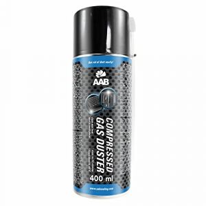 AAB Bombe a Air Comprimé 400ml - Préparation en Spray, sans Odeur Nettoyage PC, Idéale pour Enlever la Poussière, Bombe d'air Sec, Aérosol de Rendement Élevé, Computer Cleaner, sans Fréon (AAB Seller FR, neuf)