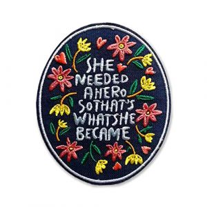 BPA Patch Thermocollant Ecusson Thermocollant Ecusson a Coudre-She Needed a Hero So That is What She Became (bpa, neuf)
