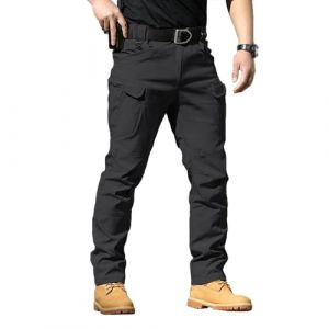 Pantalon Chantier Randonnée Homme Camouflage Veste Militaire Agent De Securite Noir Moto Tactique Treillis Travail Leger Ete Toile Apex Cargo Vêtements D'été Chasse (keicyd, neuf)