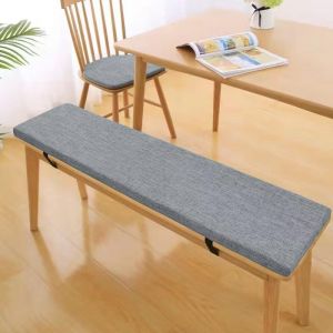 Coussin de banc - 90 x 30 x 5 cm - Avec housse amovible - Pour rebord de fen&ecirc;tre, ext&eacute;rieur, terrasse et int&eacute;rieur - Bleu ciel (Tielag, neuf)