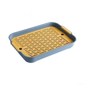 Bac &agrave; liti&egrave;re amovible pour petits animaux de compagnie, grande liti&egrave;re pour lapin avec grille sur&eacute;lev&eacute;e, compatible avec les toilettes d'entra&icirc;nement pour cochon d'Inde, hamster, furet, chinchilla (Lulaimall, neuf)