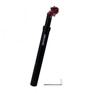 JaneEyre Tige de Selle à Ressort-Federsattelstütze,Tige de Selle de vélo Suspendue,Tube de Selle Aluminium Amortisseur,diamètre 27.2mm/30.8mm/31.6mm, Longueur 350mm(Rouge 31,6mm) (LUOLI-EU, neuf)