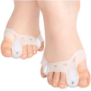HALUTO Separateur orteil pour l'hallux et le petit orteil - 2 pièces - Ecarteur orteil - Correcteurs d'orteils avec aimant - Correcteur hallux valgus - Correcteurs d'orteils - Redresseur orteil (Simon78000, neuf)