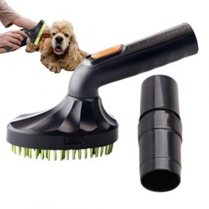 Hogvinnatil Brosse d'aspirateur pour chien, brosse d'aspirateur pour chien pour talon, approche de machine de toilettage pour chat, outils professionnels pour épilation des poils de chiot et chat pour (rivtandt, neuf)