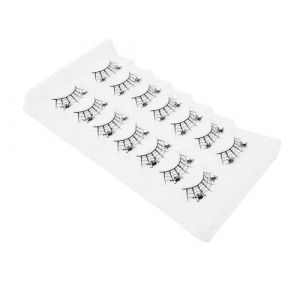 FRCOLOR 7 Faux Cils Halloween Confortables et Cr&eacute;atifs Accessoires Cosm&eacute;tiques Uniques pour F&ecirc;tes Cosplay et Festivals (White Beach, neuf)