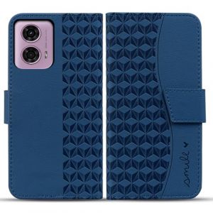Rostsant Coque Compatible avec Motorola Moto G24/Moto G04S/G04 5G Housse en Cuir PU Portefeuille Pochtte Etui de Protection avec Fente pour Carte pour Motorola Moto G24 Bleu (Huijitong Electronic Technology, neuf)