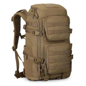 ROOT THREE Sac &agrave; dos Tactique Militaire 45L, Sac &agrave; Dos Etanche &agrave; Rangement Multifonctionnel avec Compartiment pour Ordinateur Portable 17", Sac a Dos de Trekking/Randonn&eacute;e (YanLiYan, neuf)