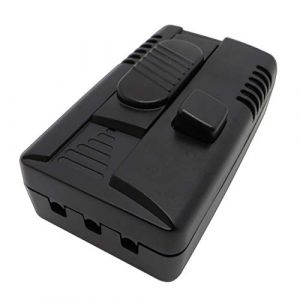 Variateur à pied LED , avec 2 sorties : variateur et interrupteur, à intensité variable en continu, pour lampes LED réglables, à cordon intermédiaire, à LED silencieux (pb-versand, neuf)