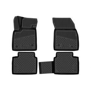 Element Tapis de Sol 3D en Caoutchouc antid&eacute;rapant pour Voiture Ford Focus 4 18-20 SW, ORD Focus Turnier Combi IV Mk4, Noir (HromTech FR, neuf)