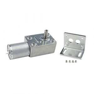 CHANCS 370WG 12V DC 40RPM Support de Montage pour motoréducteur à vis sans Fin à Vitesse régulée pour pièces de Bricolage (CHANCS MOTOR, neuf)