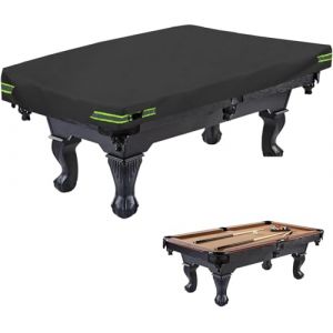 8 Pieds Billard Piscine Tableau Couverture,600D Imperméable Extérieur Intérieur Polyester Étanche à poussière Billard Table Protection (Sam7Ting, neuf)