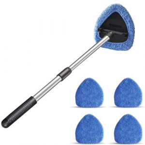 Kit de Nettoyage pour vitre Carivys Brosse de Lavage pour Voiture avec Manche T&eacute;lescopique de 50 CM, Outil de Nettoyage pour Pare - Brise et Kit d'Essuie - Glace pour Voiture (US-XINGYUE, neuf)