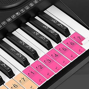 conpoir Autocollants de Touches de Clavier de Piano pour débutants pour 88/61/54 Touches Piano (tianshiwuhan, neuf)
