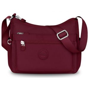 VOBUKE Sac Bandouli&egrave;re Femme Impermeable Nylon Sac a Main Femmes avec Bandoulieres R&eacute;glable Loisir L&eacute;ger Sacoche Sport Bandouli&egrave;re Multipoches Sac Besace Messenger Bag pour Voyage &Eacute;cole Sports Achats (AOCAO, neuf)