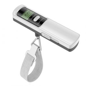 MYCARBON P&egrave;se Bagage Sans Pile, &Eacute;cologique et &Eacute;conomique, Pratique &agrave; Utiliser, Pas Besoin de Pile, P&egrave;se Valise Voyage, 50kg/110lb, Fonction Tare, Balance de Pr&eacute;cision pour Bagage, Sac, Colis - Blanc (MYCARBON Store, neuf)