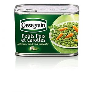 CASSEGRAIN - Petits Pois Et Carottes 465G - Lot De 2 - meilleure offre (A TA PORTE, neuf)