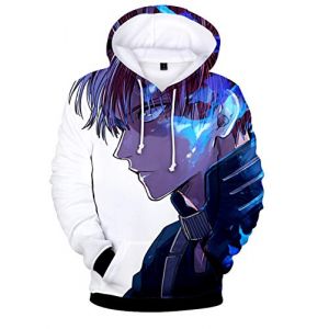 YIMIAO Gar&ccedil;on Fille Sweats &agrave; Capuche Manga My Hero Academia Anime Fans Femme Cosplay Costume Hoodie(XXS) (Yimiao, neuf)