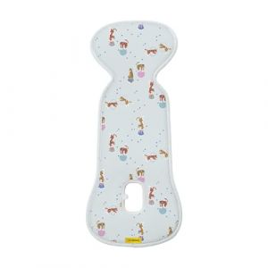 AeroMoov - Assise Air Layer - Evite à Votre Enfant de transpirer - Le siège-Auto ou la Poussette - Coton Bio - Groupe 0 - Circus Tigers (TradeINN, neuf)