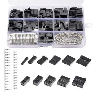 620Pcs Dupont Connecteur 2.54mm JST SM 1/2/3/4/5/6 pin M&acirc;le Femelle Header &Agrave; Sertir Terminal Logement Connecteur Assortiment Kit, C&acirc;ble Jumper Fil Pin en-t&ecirc;te Sertir Goupilles a Sertir (AMPHOLY VORTEXA S.R.L., neuf)
