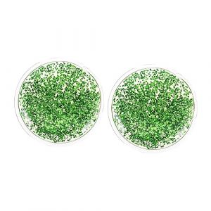 Beavorty 2 Pièces Cache-oeil patch yeux bandeau yeux eye patch cache yeux eye mask blinders bandeau pratique coussin pour les yeux cache-œil simple masser les yeux bandés Humidité Green (T Innovation·HX, neuf)