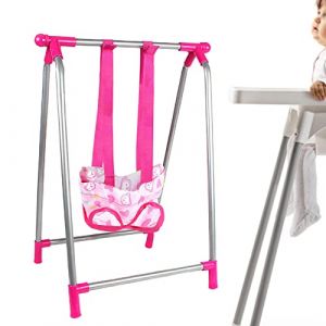 Tebinzi Poussette pour, Jeu, Ensemble Jeu rôle pour bébé Nouveau-né | Accessoires bébé Poussette, balançoire, Chaise berçante, Chaise Haute, lit (Jatour, neuf)