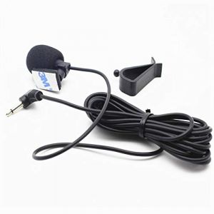 Microphone stéréo de Voiture Micro Externe 3,5 mm pour unité Principale de véhicule de Voiture Bluetooth activé Radio stéréo GPS DVD (Saidbuds, neuf)