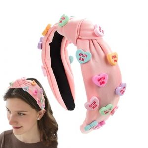 Bandeau à nœud en forme de cœur d'amour, bandeaux à nœud large | Bandeau de spa à la mode Bandeau de lavage du visage | Décors saisonniers, enveloppes de cheveux en forme de cœur d'amour pour spa, mar (jasert, neuf)