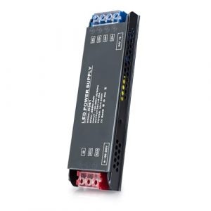 BRIMETI Transformateur 220V 24V LED Driver 200W Ultra Mince Transfo 8,3A Adaptateur Alimentation, 220V AC &agrave; 24V DC Convertisseur, d'alimentation Basse Tension Transfo LED de Tension Constante (BRIMETI-EU, neuf)