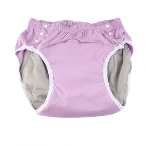 Couche en Tissu pour Adulte, Sous-v&ecirc;tement Lavable pour Incontinence, Couche-culotte Anti-fuite avec Couche Tr&egrave;s Absorbante, Couches en Tissu de Coton R&eacute;utilisables (XXL) (Folanda, neuf)