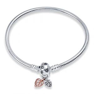 HappyStar Bracelet en Argent 925, Bracelet Pour Femme, Compatible avec les Charms Pandora, Perles, Charm，Cadeaux Pour Femmes. (Dongguan liangzhiyang Trading Co., Ltd, neuf)