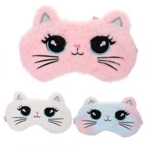 Baluue 3pièces Masque Yeux Sommeil Opaque Lot De Bandeau Voyage Pare Soleil Pratique Souple Cache Yeux Pour Dormir Sans Lumière (Fortune Luck, neuf)