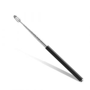 Stylo pointeur 2 en 1 et stylet pour &eacute;cran tactile, stylo t&eacute;lescopique pour enseignement, pr&eacute;sentations, conf&eacute;rences, fournitures scolaires et de bureau (noir) (Spark EU, neuf)