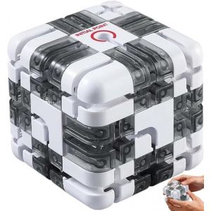 Puzzles De Boules De Labyrinthe 3D Magic Cube,NouveauLarge Labyrinth 3DPuzzles Maze Cube, CubeLabyrinthe À Billes, 3D MagicCube Maze Ball Puzzle, Entraînement Cérébral pour La Conscience Spatiale (TJITGY Direct, neuf)