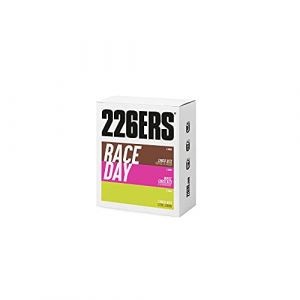 226ERS Endurance Fuel Bar Race Day Choco Bits | Barres Energ&eacute;tiques V&eacute;gane pour une Meilleure Endurance avec Vitamines | Citron, Fraise et Caf&eacute; et Cacao - 6 barres x 40gr (226ERS, neuf)