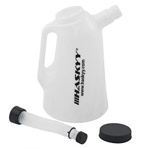 HASKYY Bidon d'huile de 2, 3, 5, 6, 8, en L, verre doseur, bouteille d'eau (4 litres) (HASKYY, neuf)