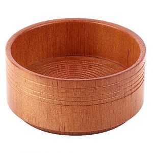 Ensemble tasse et brosse de rasage, bol de savon de rasage en bois, outil de tasse portable léger pour rasoir homme mousse nettoyante ronde (HuQinyan, neuf)