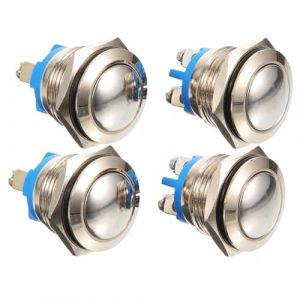 Toddmomy 4 pi&egrave;ces Bouton Poussoir pour Sonnette Filaire Kit de Remplacement Auto-r&eacute;armable Installation Facile pour Carillon de Porte Int&eacute;rieur et Ext&eacute;rieur (Yvonne Quinton, neuf)