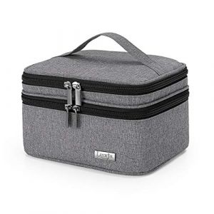 Luxja Box pour Organisateur d'huile Essentielle pour Huile parfum&eacute;e et Accessoires (30 Bouteilles), Gris (SILIDE EU, neuf)