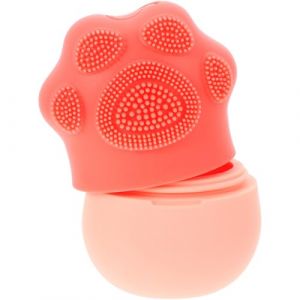 Beaupretty Griffe de chat avec peigne à glace skincare Masques rouleau de peau pour soin du visage appareil entraîneur adorable rouleau à glace outil de glaçage en silicone rose (lorianca, neuf)