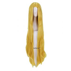 WHBHD Princesse Zelda Cosplay Perruques 100cm Longue Perruque de Cheveux synthétique résistant à la Chaleur de la Chaleur + Perruque (good stuff A, neuf)