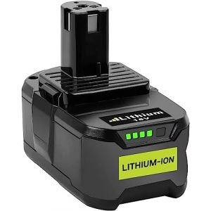 18V 5.5Ah P108 Remplacement de Batterie pour Ryobi 18V P108 RB18L25 RB18L13 RB18L50 RB18L40 P102 P103 P104 P105 P106 P107 (Dosctt-FR, neuf)