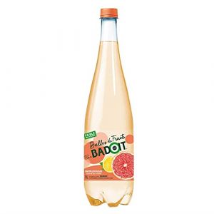 BADOIT - Bulles De Fruits Pamplemousse Citron Touche Citron 1L - Lot De 4 (Les Trois Mousquetaires, neuf)
