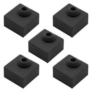 Tiardey 5 pi&egrave;ces imprimante 3D Hotend bloc chauffant couverture couverture en Silicone MK7/8/9 pour Ender 3/3 Pro/5 CR-10 10S S4 S5 Anet A8 (Tiardey, neuf)