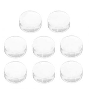 Mikinona 8 Pièces Tête de joint de transfert de silicone tampon d'art d'ongle outil clou de gelée Clous ongle de main à ongles de salon banc d'ongle Gel de silice (Dawn Cedar, neuf)